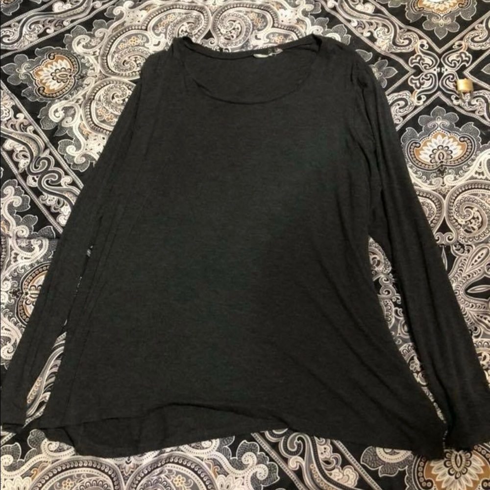 Gray piko shirt